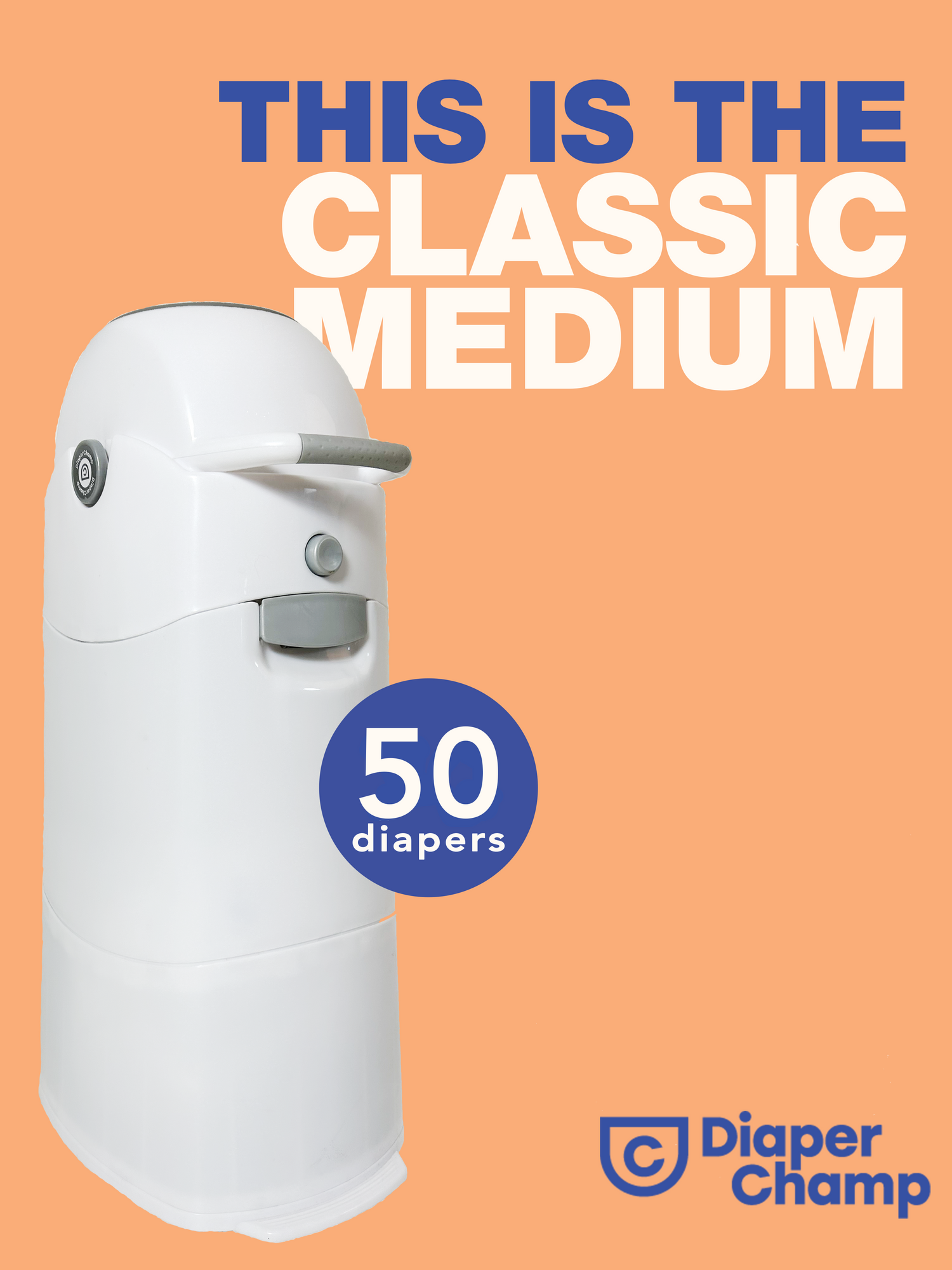 DiaperChamp Classic - Medium - 2 pack