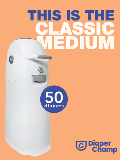 DiaperChamp Classic - Medium - 2 pack