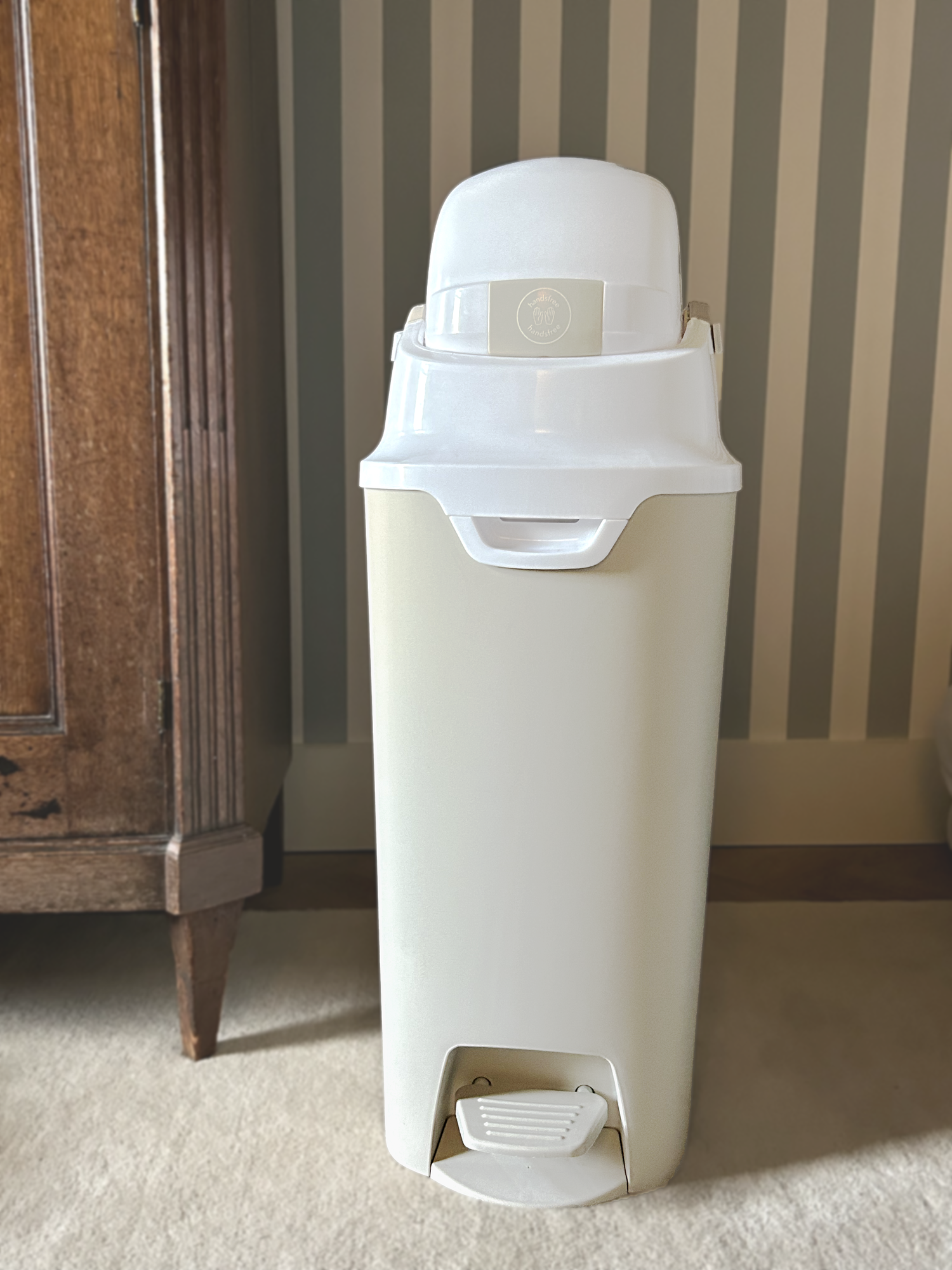 DiaperChamp ONE Handsfree Medium - Clay Sand  (incl. 10 ECO BAGS for free)