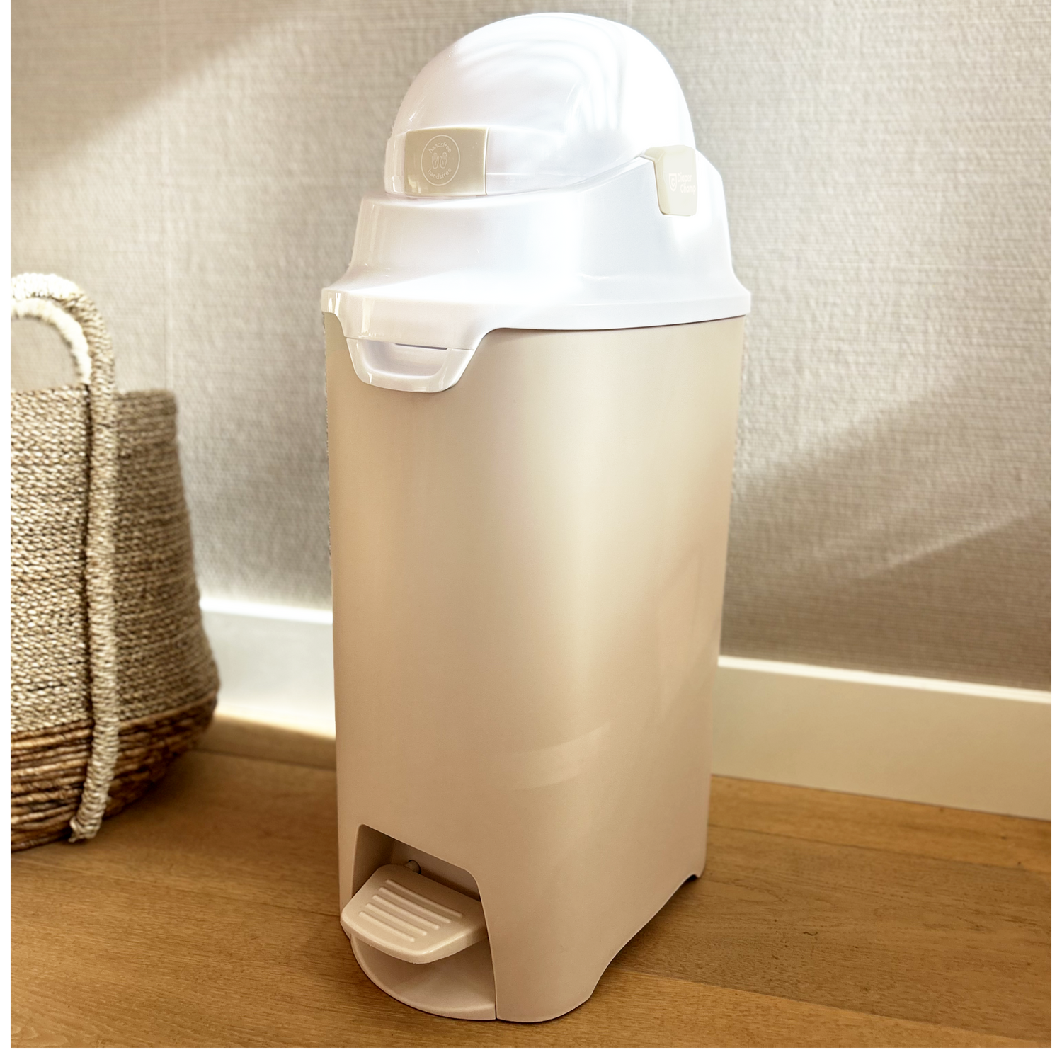 DiaperChamp ONE Handsfree Medium - Clay Sand  (incl. 10 ECO BAGS for free)