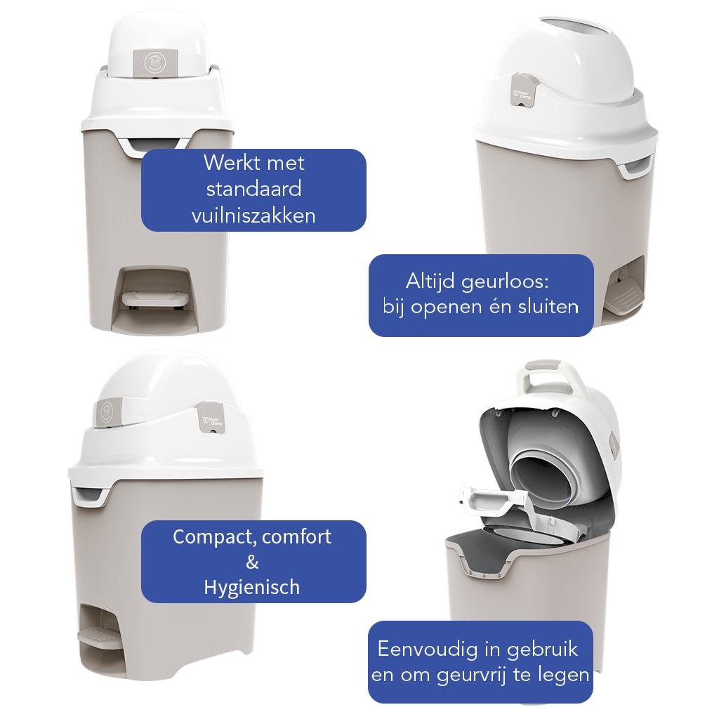 DiaperChamp ONE Handsfree Standard - Clay Sand