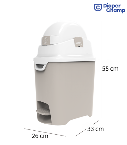 DiaperChamp ONE Handsfree Standard - Clay Sand