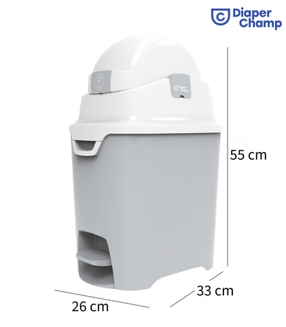 DiaperChamp ONE Handsfree Standard - Silver