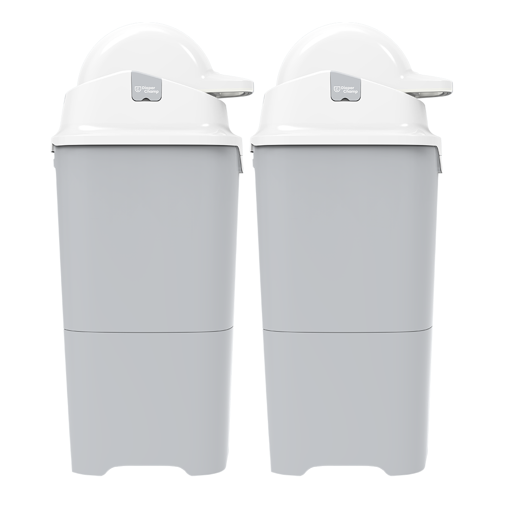 DiaperChamp ONE Maxi - Silver - 2-pack