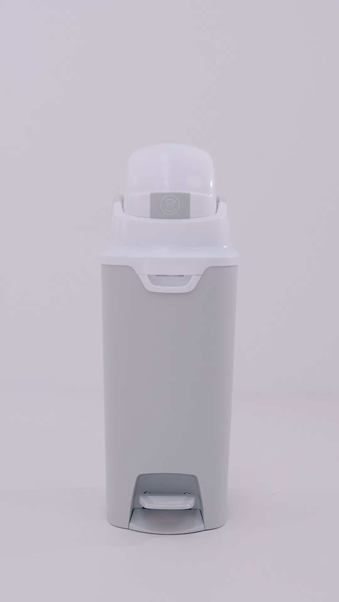 DiaperChamp ONE Handsfree Medium - Silver (incl. 10 ECO BAGS for free)